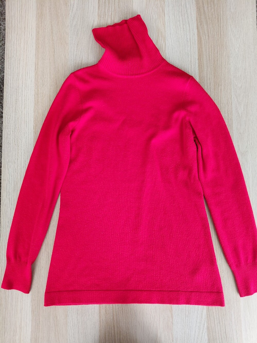 French Connection Bright Red Turtleneck Sweater
